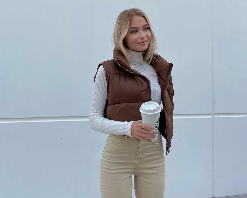 Para usar neste inverno: colete puffer