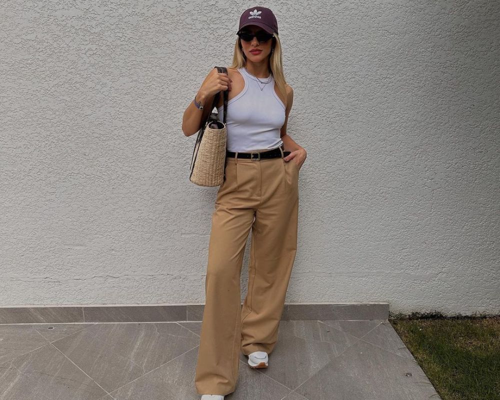 Looks estilosos com regata e calça de alfaiataria