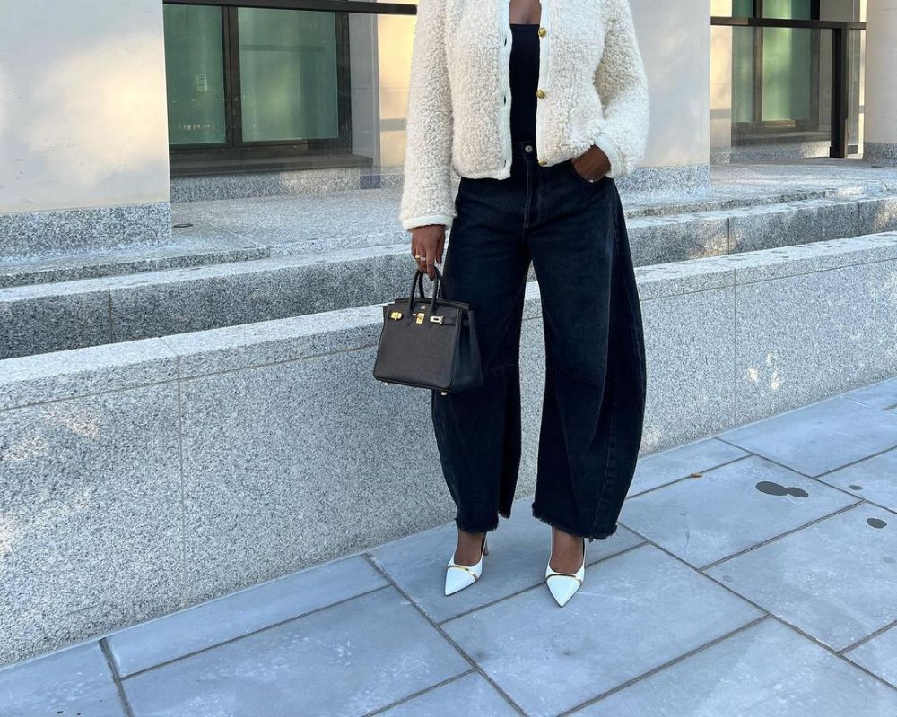 Calça barrel leg: tendência polêmica que conquistou as fashionistas
