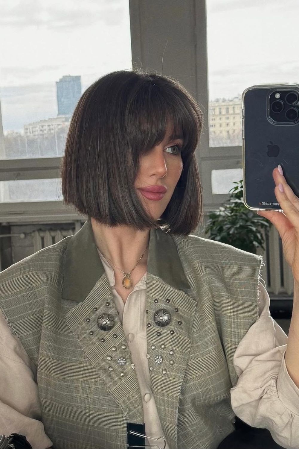 cabelos curtinhos, chanel com franja