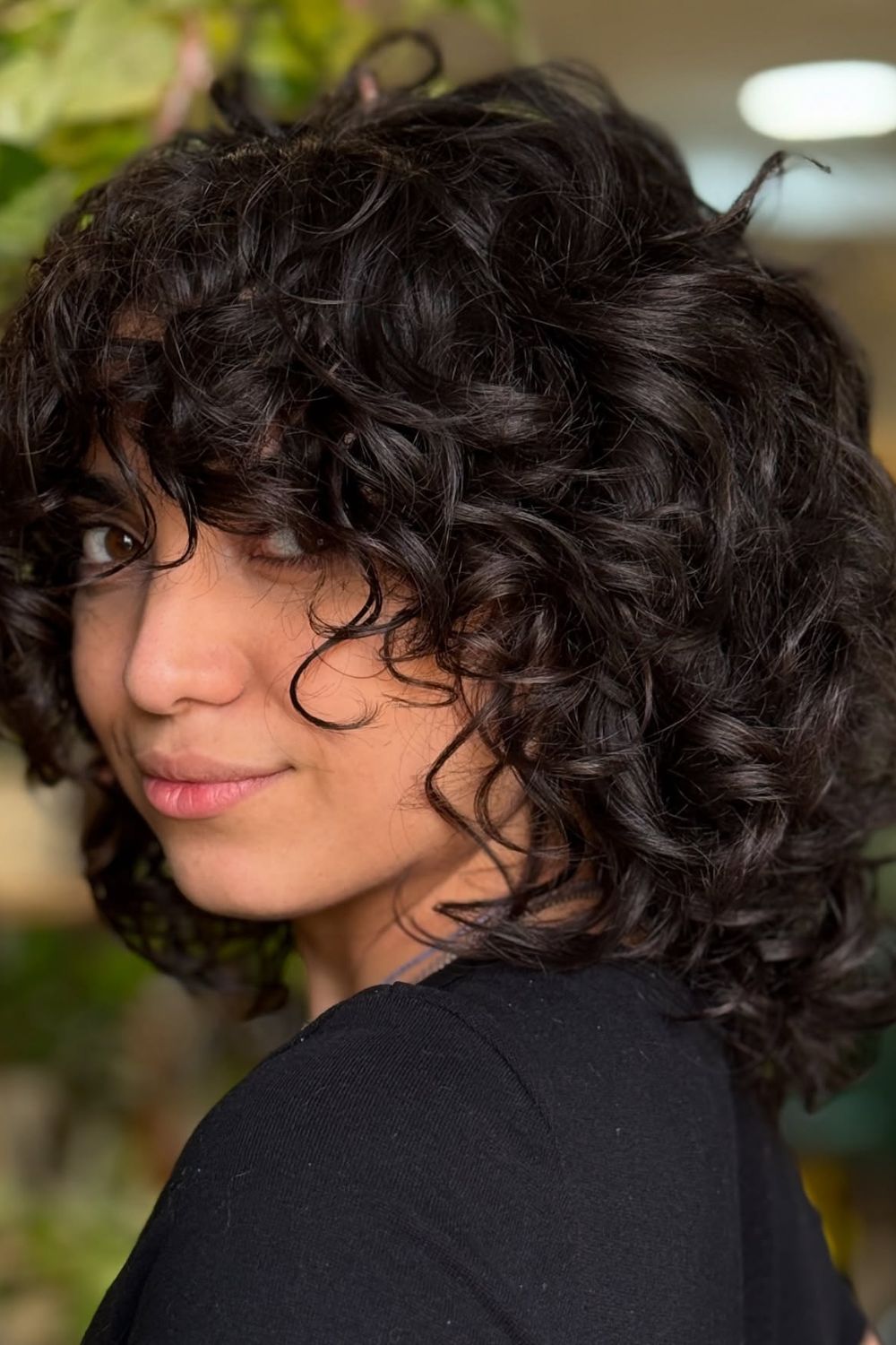 Cabelo cacheado repicado