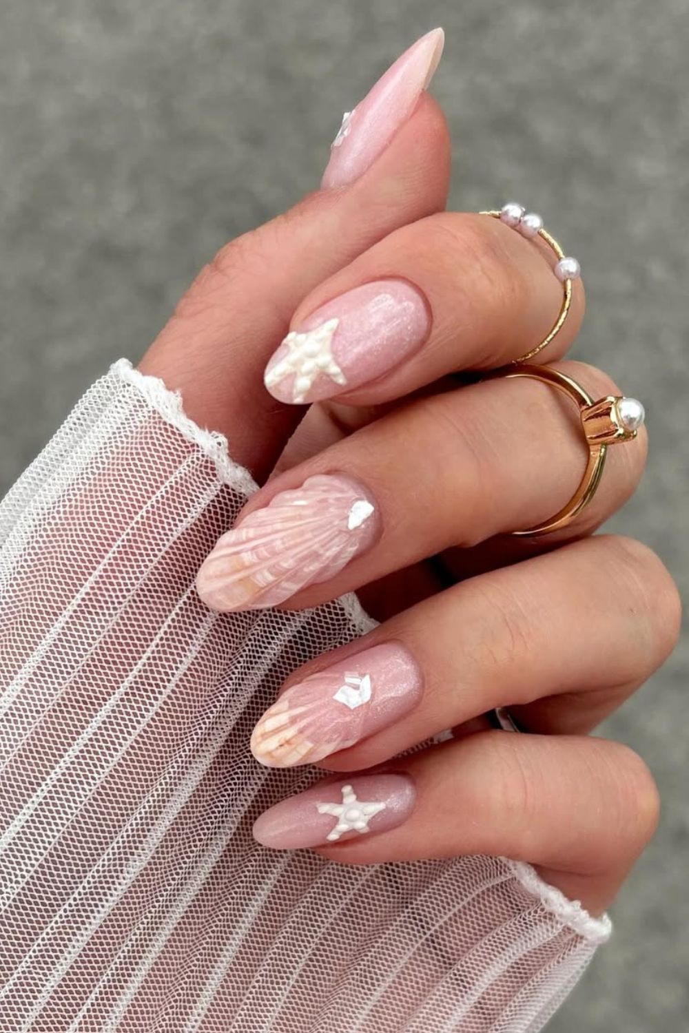 unhas carnaval, nail art fundo do mar