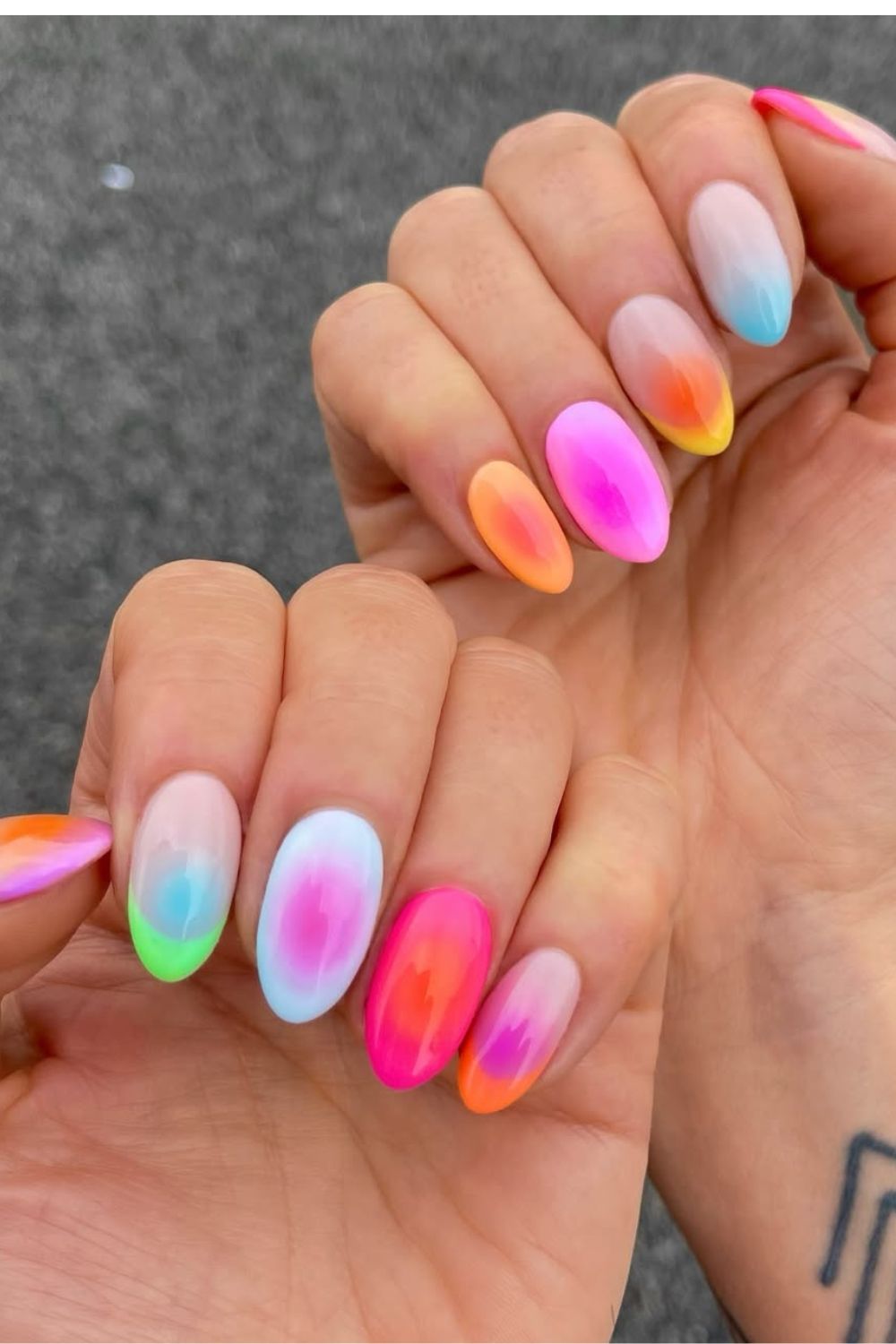 unhas carnaval, blush nails
